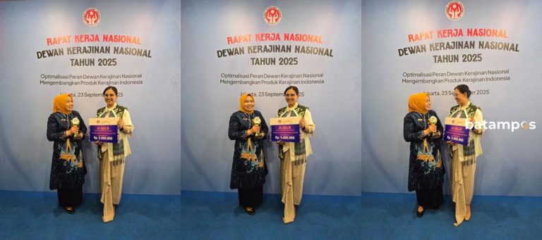 Dekranasda Kota Batam Bangga Iluh Craft Raih Penghargaan Nasional