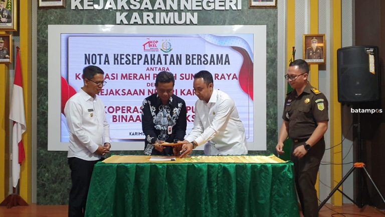 KMP Sungai Raya Jadi Koperasi Binaan Kejari Karimun