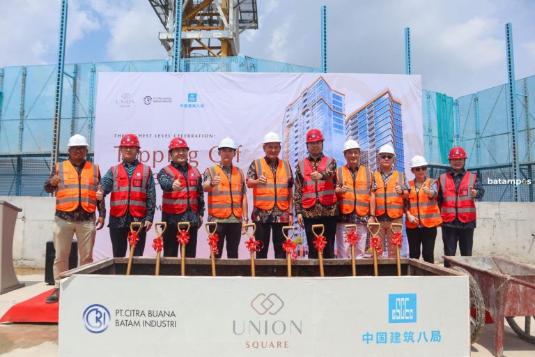 Union Square Gelar Topping Off, Hadirkan Hunian Modern Eksklusif di Jantung Kota Batam