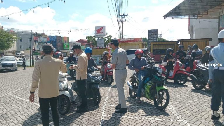 Target Pajak Kendaraan Tanjungpinang Baru 60 Persen, Samsat Gencar Razia
