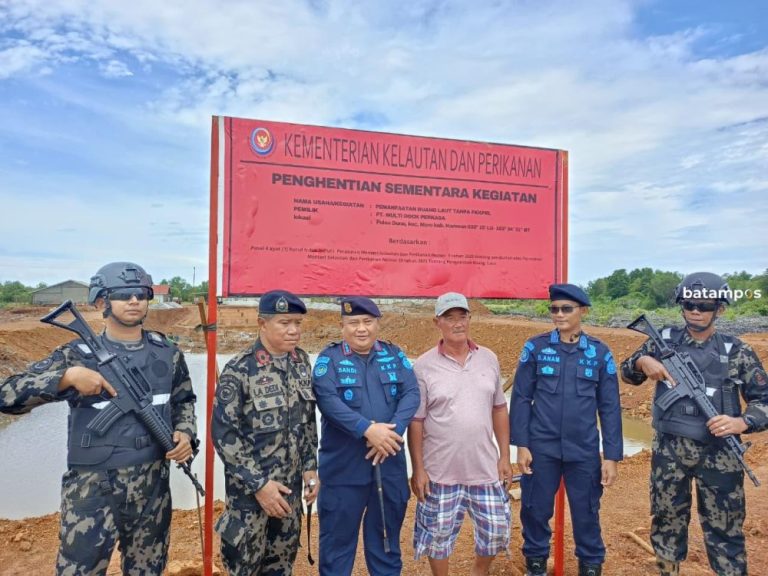 KKP Hentikan Aktivitas Laut PT Multi Dock Perkasa di Pulau Durai, Karimun