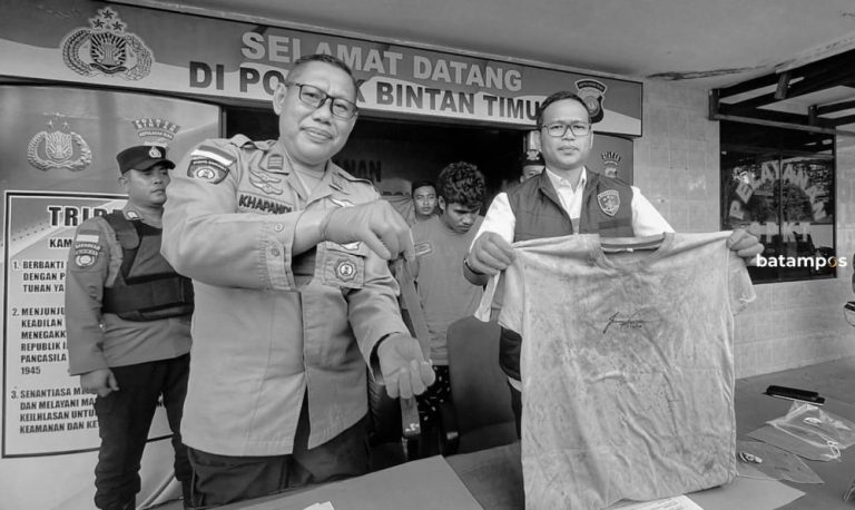 Residivis di Bintan Timur Tikam Teman Pakai Badik saat Pesta Miras