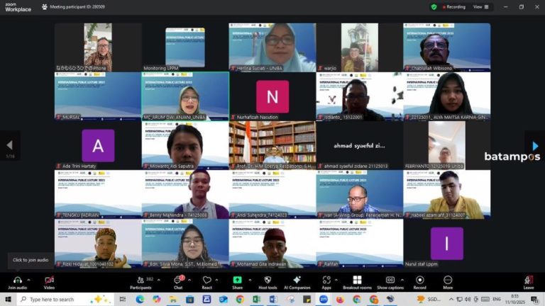 LPPM UNIBA Gelar Kuliah Internasional Bahas Smart City dan Kawasan Ekonomi Batam