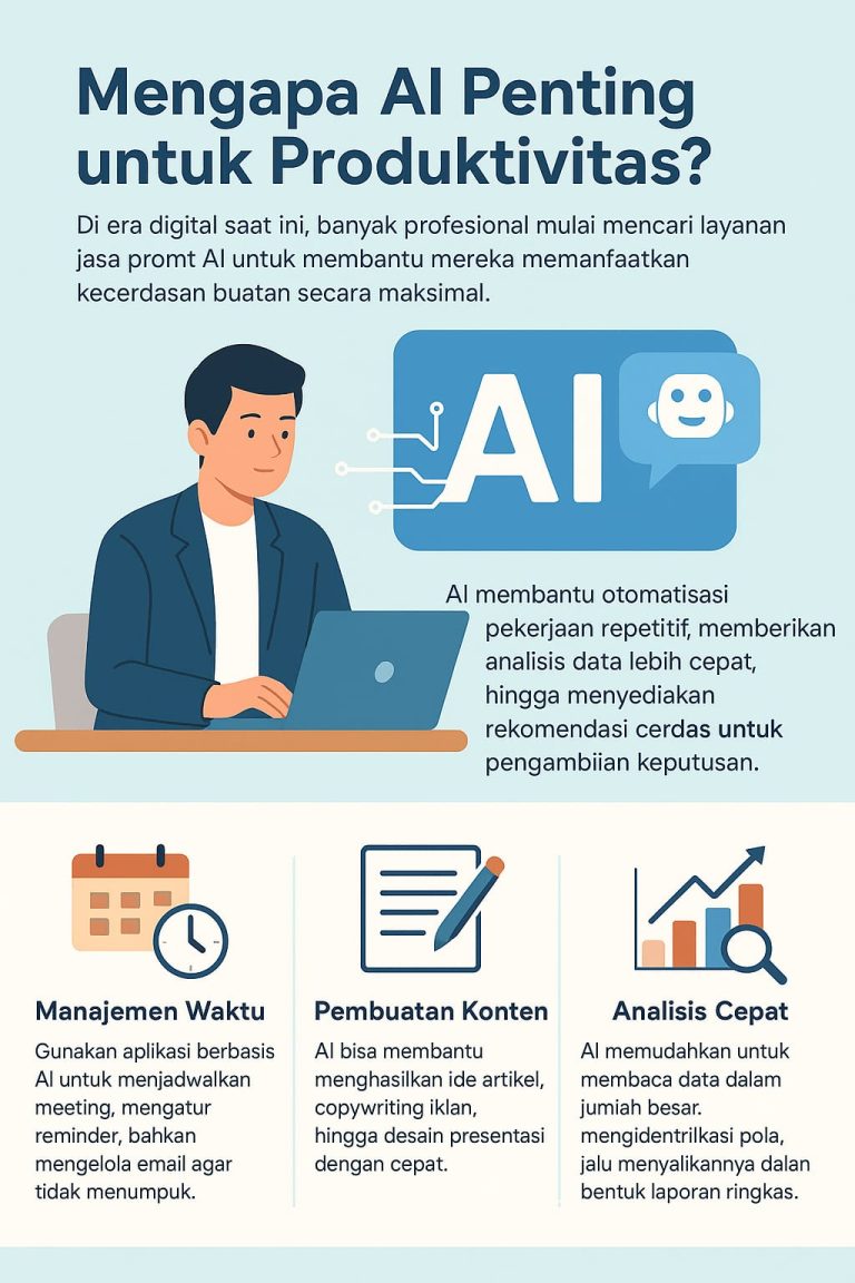 Tips Meningkatkan Produktivitas Kerja dengan Bantuan Teknologi AI