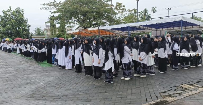 Hari Santri di Lingga, Pesantren Baitul Quran Ajak Santri Jaga Akhlak dan Persatuan