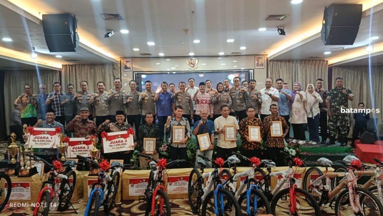 Lomba Satkamling 2025, Polresta Barelang Apresiasi Pos Aktif dan Inovatif