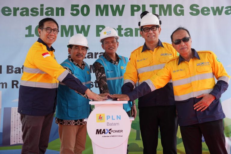 PLN Batam dan Maxpower Indonesia Resmikan Pengoperasian 50 MW PLTMG Batam