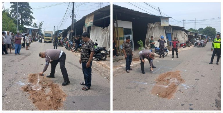 Pengendara Motor Tewas Usai Tersenggol Avanza dan Truk di Sengkuang