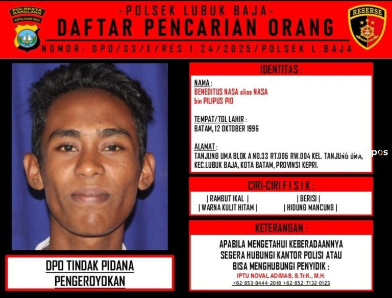 Benediktus Nasa, Pelaku Utama Pengeroyokan di Tanjunguma Masih Diburu