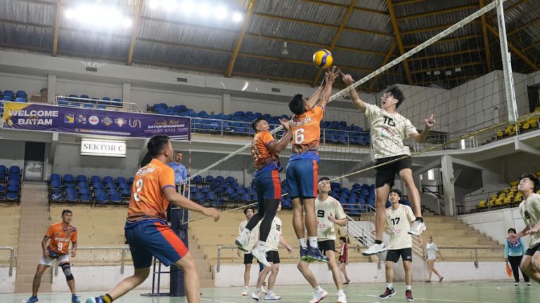 Batam dan Singapura Pererat Hubungan Lewat Bola Voli