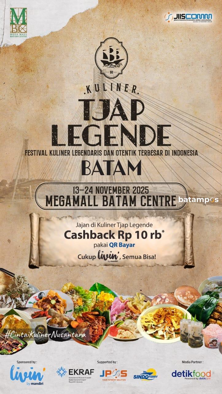 Festival Kuliner Otentik Terbesar di Indonesia, Hadir di Mega Mall Batam Centre