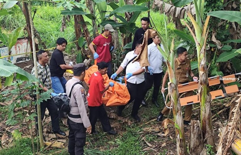 Jasad Lansia Tak Bernyawa di Kebun Pisang Jalan Wiratno Tak Utuh, Diduga Dimakan Biawak