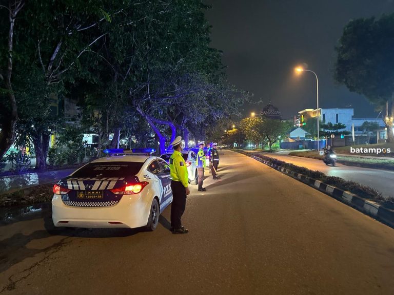 Tekan Angka Kecelakaan Lalulintas, Satlantas Polresta Barelang Gencarkan Patroli Malam