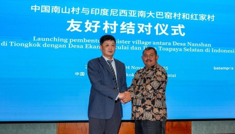 Kades Ekang Anculai Wakili Bintan Ikuti Benchmarking Kepala Desa ke Tiongkok