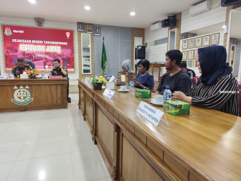 Penadah Motor Curian di Tanjungpinang Dapat Restorative Justice, Wajib Kerja Sosial