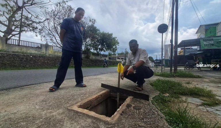 Parah! Maling Gondol 6 Besi Penutup Parit di Tanjunguban