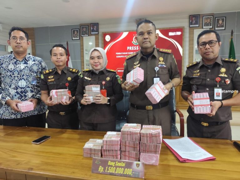 Korupsi TVRI Kepri: Meggy Theresia Rares Setor Uang Pengganti Rp1,5 Miliar