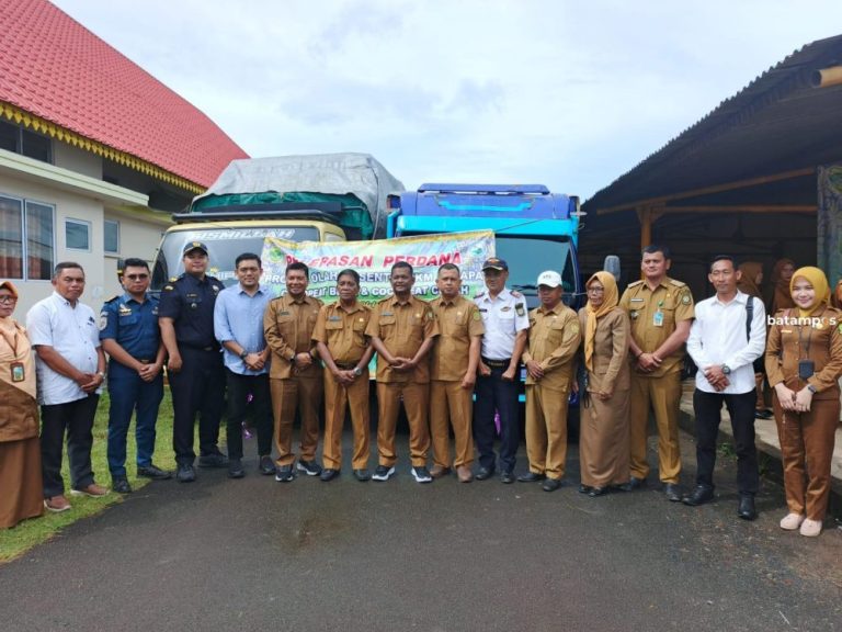 Perdana, 24 Ton Cocopeat Lingga Dikirim ke Batam untuk Ekspor ke Tiongkok