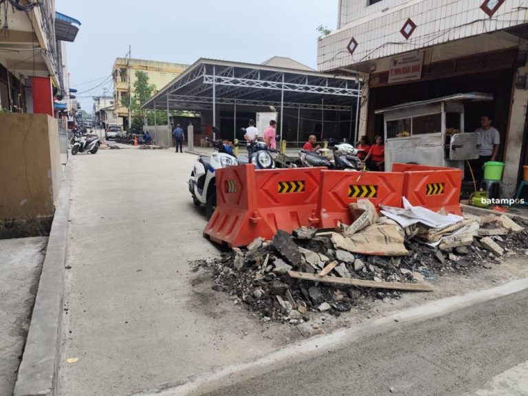 Perbaikan Rampung, Jalan Pelantar II Tanjungpinang Masih Ditutup untuk Truk