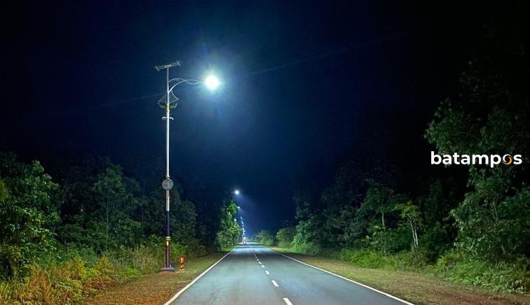 Warga Lega, 35 Titik PJU Baru Terangi Jalan Wan Seri Beni Bintan