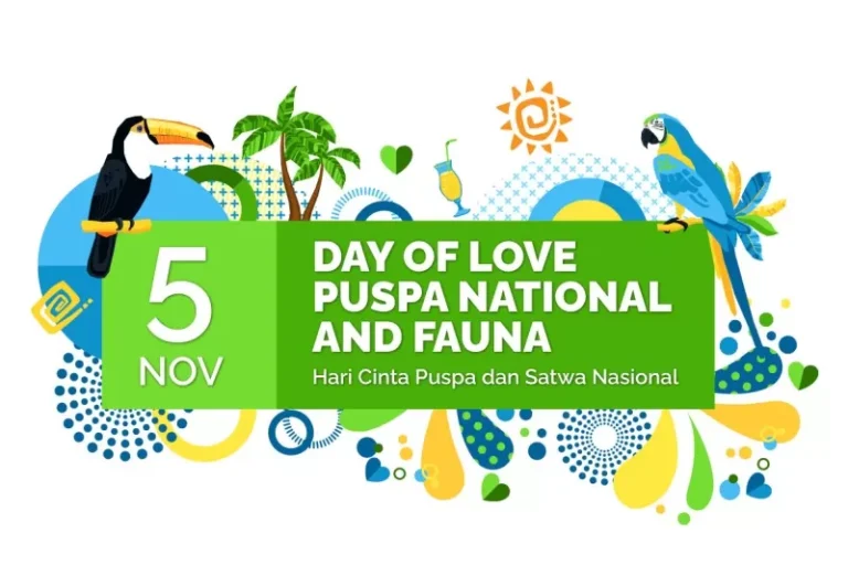Kenali 5 November Sebagai Hari Cinta Puspa dan Satwa Nasional