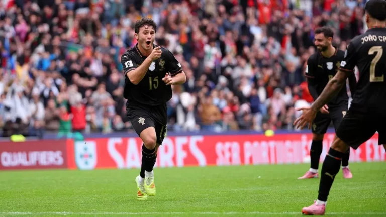 Bruno Fernandes dan Joao Neves Hattrick, Portugal Libas Armenia 9-1