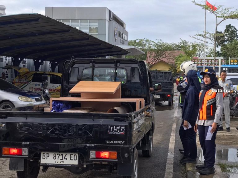 Dishub Batam Gelar Razia, Sasar Truk ODOL dan Kendaraan Mati KIR