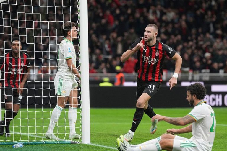 AC Milan Segel Kemenangan Tipis 1-0, Naik Peringkat di Klasemen Liga Italia