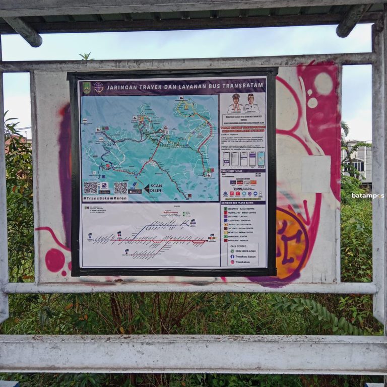 Halte Trans Batam Dipenuhi Coretan, Dishub: Ini Vandalisme