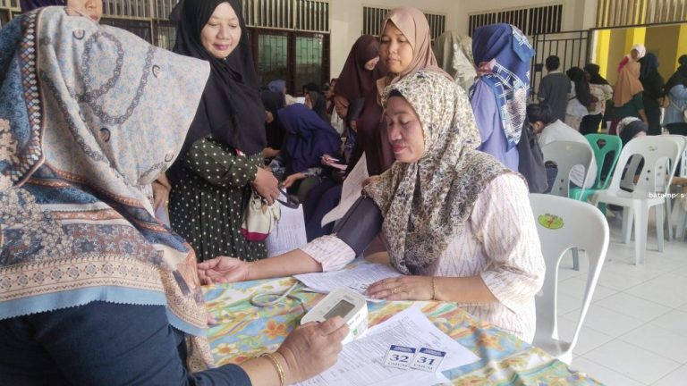 Dorong Program Prioritas Nasional, Puskesmas Sekupang Gelar Skrining TBC dan Cek Kesehatan Gratis