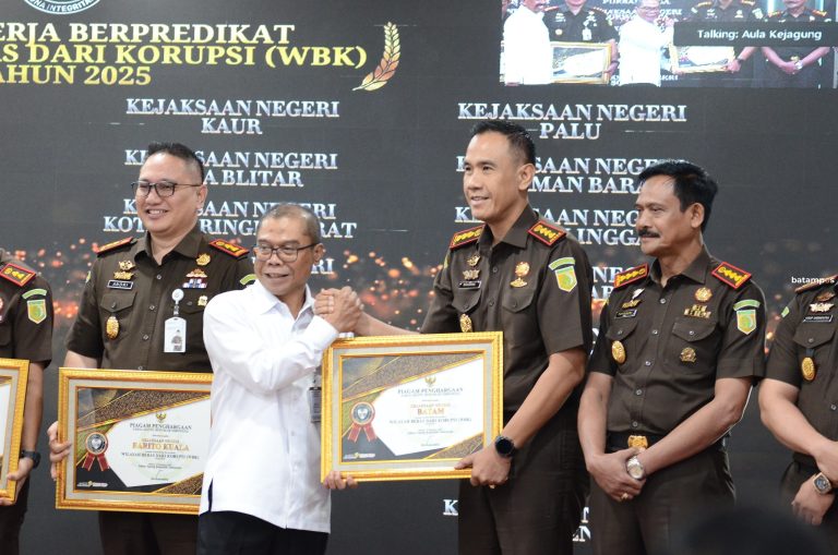 Kejaksaan Negeri Batam Torehkan Kinerja Gemilang 2025, PNBP Melonjak 455 Persen