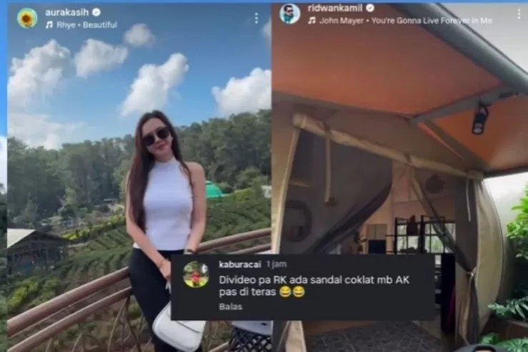 Isu Kedekatan Ridwan Kamil dan Aura Kasih Kembali Ramai, Kini Soal Glamping
