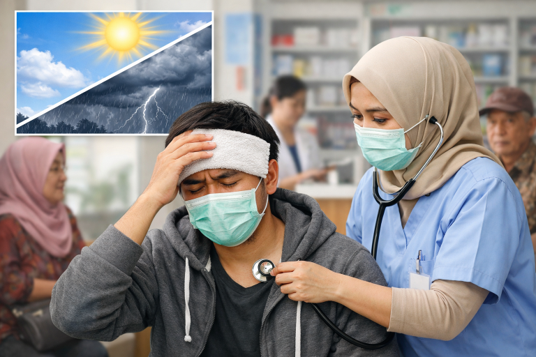 Cuaca Ekstrem di Batam, Warga Diminta Waspadai Flu dan Demam