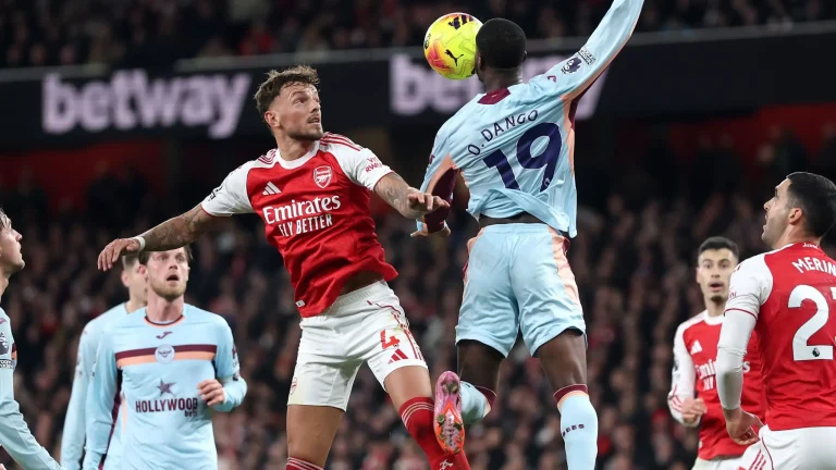 Kalahkan Brentford Tanpa Gol Balasan, Arsenal Nyaman di Puncak Klasemen