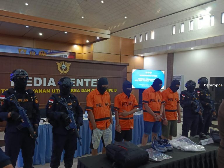 Bea Cukai Batam Gagalkan Penyelundupan Sabu dari Malaysia