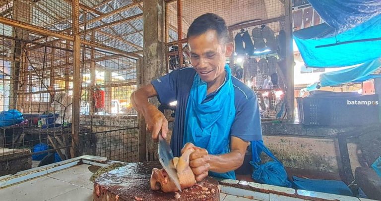 Ayam Murah, Daging Beku Mahal di Pasar Baru Tanjunguban
