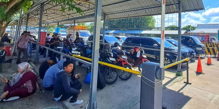 Pelabuhan ASDP Tanjunguban Masih Sepi Penumpang di Awal Libur Nataru