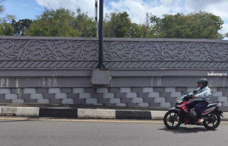 ‘Rayap Besi’ Beraksi Gasak Penyangga Lampu Fly Over Tanjungpinang, Penerangan Terganggu
