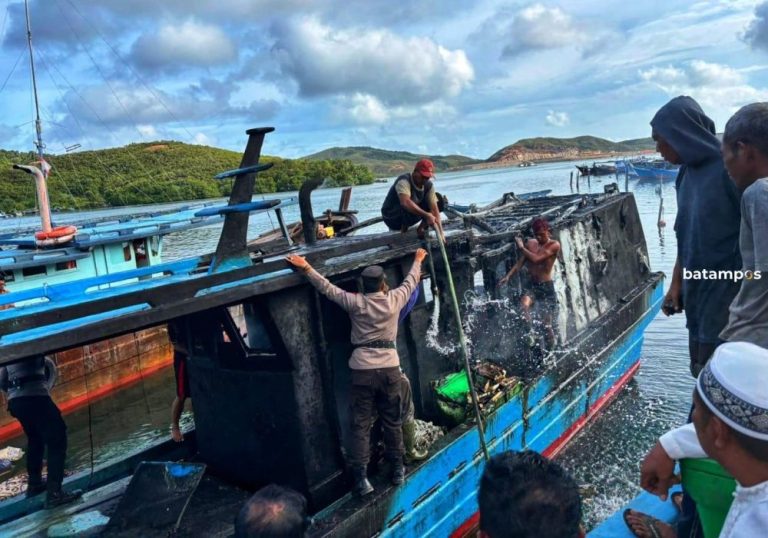 Terungkap, Kebakaran Kapal Nelayan di Perairan Tambelan Dipicu Percikan Alat Las