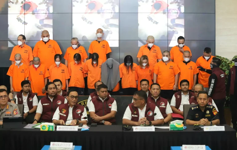 Setahun Polri Sikat 741 Tersangka Judol dan 64.046 Tersangka Kasus Narkoba
