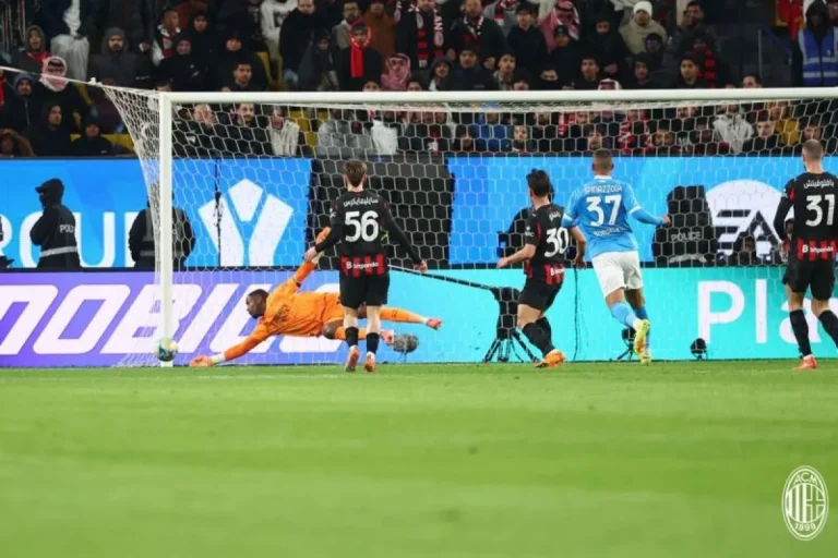 Tekuk AC Milan Tanpa Gol Balasan, Napoli Melaju ke Final Piala Super Italia