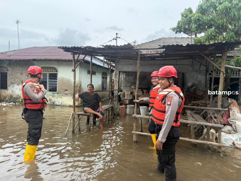Banjir Rob di Air Lingka, Polisi Ingatkan Warga Tetap Siaga