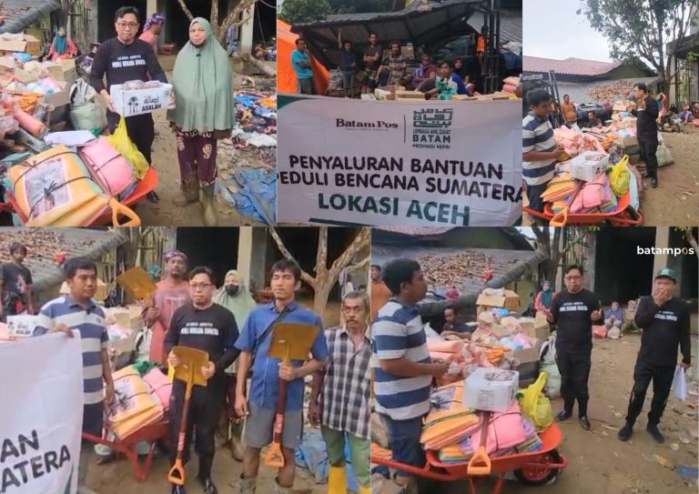 Donasi Masyarakat melalui LAZ BATAM bersama Batam Pos Kembali Didistribusikan ke Aceh Tamiang