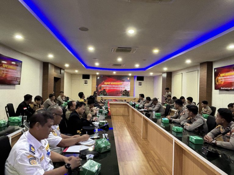 Rakor Tipiring Polda Kepri: Gepeng, Parkir Liar hingga Tuak Jadi Sasaran Utama Penindakan