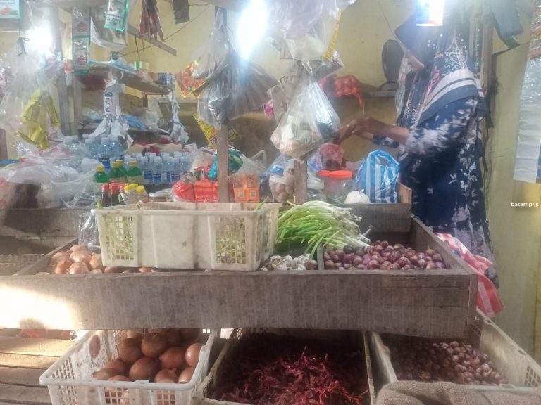 Pasokan Seret, Pedagang di Pasar Dabo Singkep Pilih Tutup Lapak