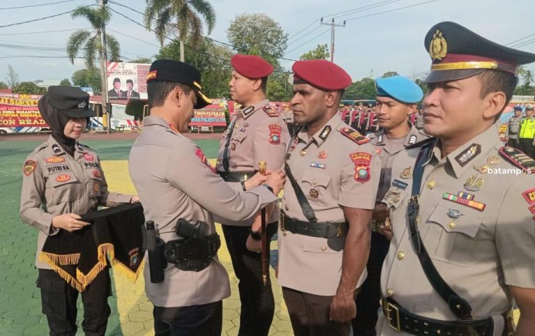 Mutasi Polresta Tanjungpinang, Sejumlah Kasat dan Kapolsek Berganti