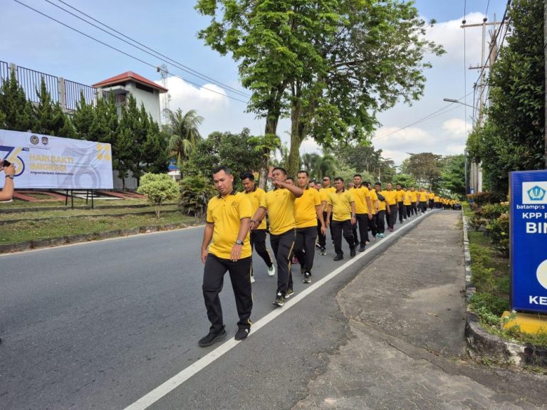 Bobot Berlebih, Ratusan Polisi Tanjungpinang Masuk Program Pengendalian Berat Badan