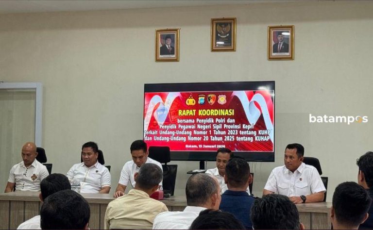 Polda Kepri Perkuat Koordinasi dengan PPNS Terkait KUHAP Baru