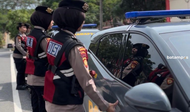 Patroli Polwan Polda Kepri Kini Gunakan Mobil Listrik, Fokus Pendekatan Humanis