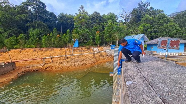 Waduk Sei Jago Bintan Menyusut, Distribusi Air PDAM Tanjunguban Dikurangi